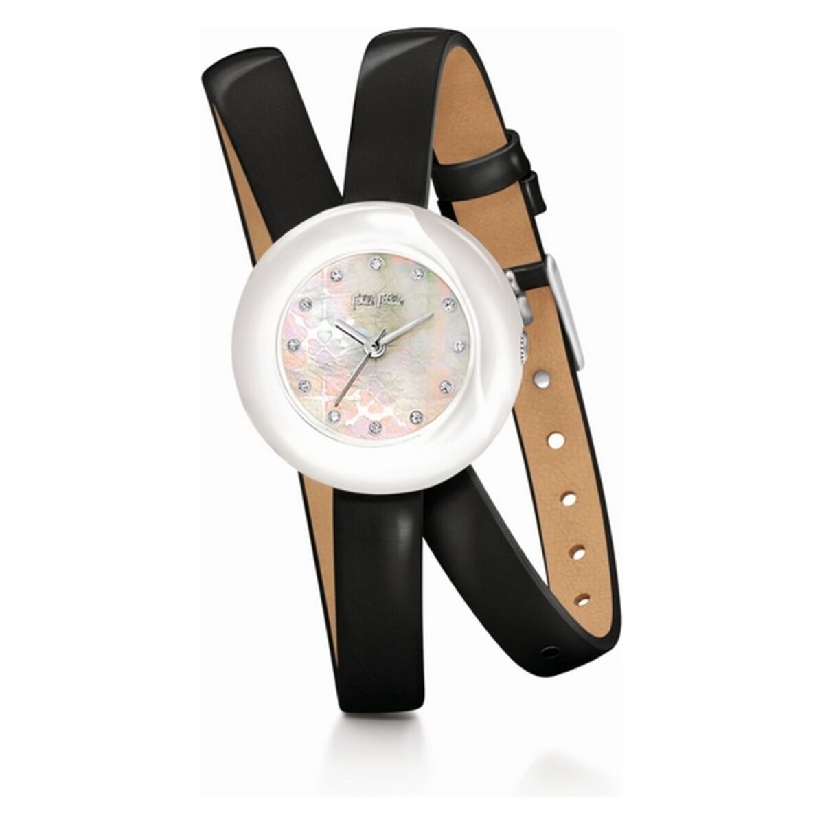 Horloge Dames Folli Follie WF13F030SSK_BLACK (Ø 28 mm) - Klokken, Vrouwen - Folli Follie