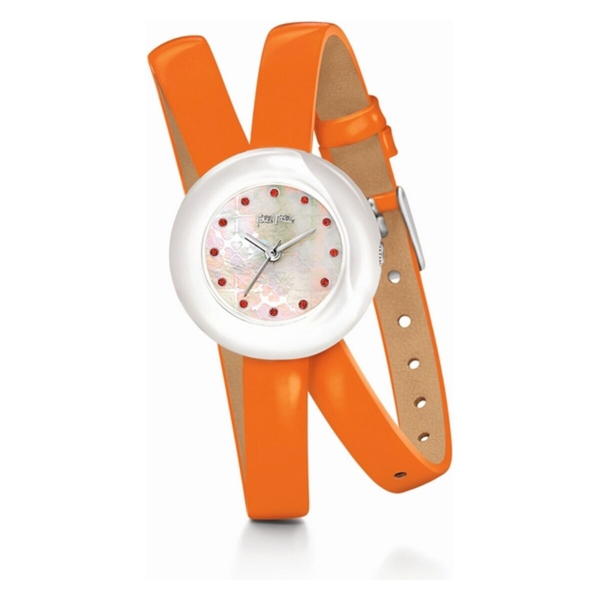 Horloge Dames Folli Follie WF13F030SSO_ORANGE (Ø 28 mm) - Klokken, Vrouwen - Folli Follie