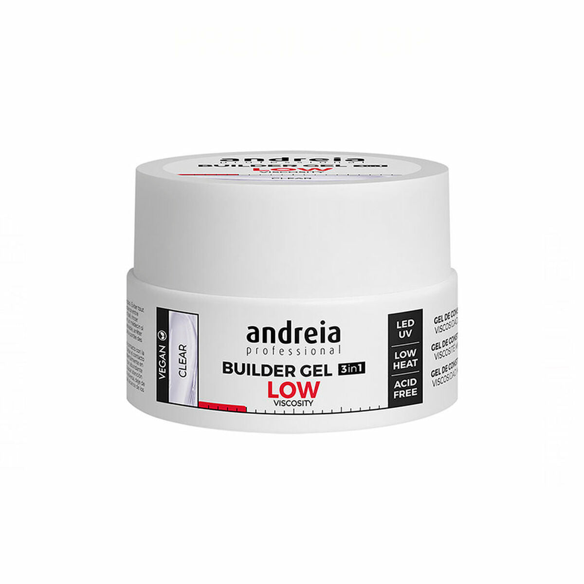 Gellak Builder Low Viscosity Andreia Professional Builder Lichte Huidskleur (22 g) - Schoonheid, Manicure en pedicure - Andreia