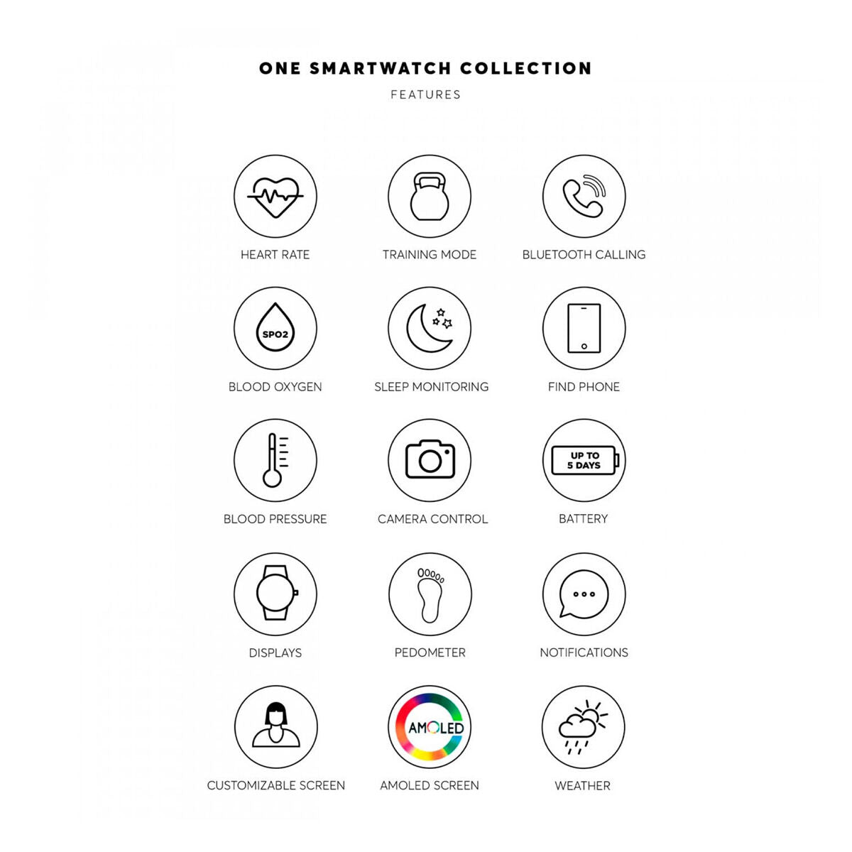 Smartwatch ONE OSW0025GL52D Vrouw - Elektronica - ONE
