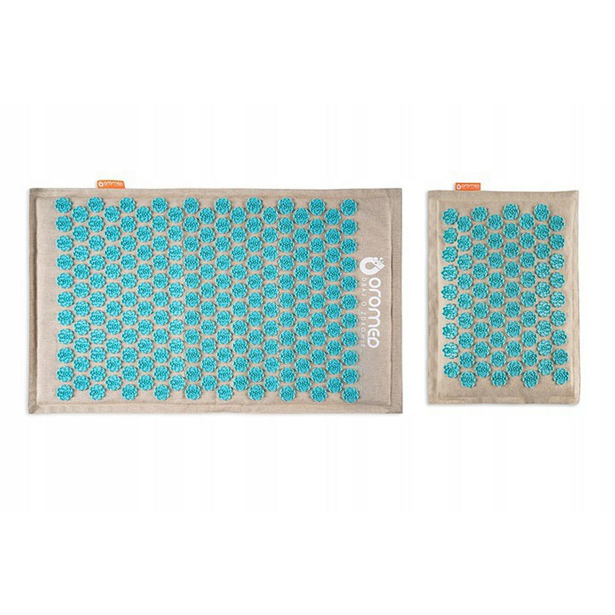 Gewatteerde Acupressuurmat Oromed ORO - HEALTH SZARY Grijs 43 x 67 cm - Gezondheid en persoonlijke verzorging, Gezondheidszorg - Oromed