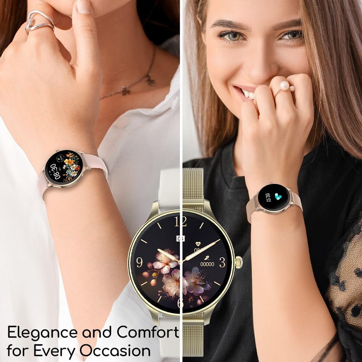 Smartwatch Forever GSM180306 Roze goud - Elektronica - Forever