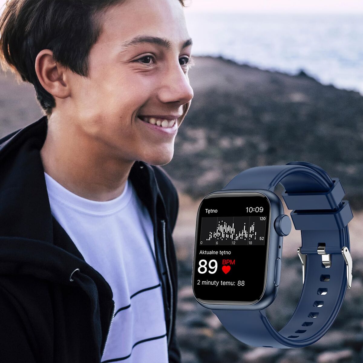 Smartwatch Forever IGo Watch 3 JW - 500 Blauw 1,83" - Elektronica - Forever