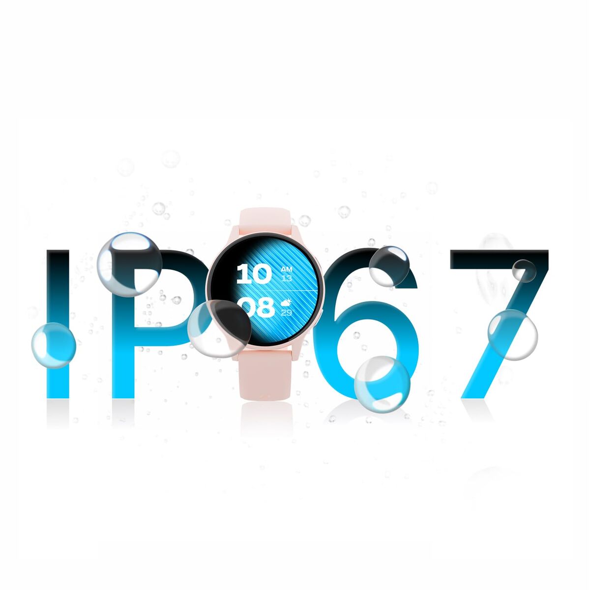 Smartwatch Forever GSM192507 Roze 1,28" - Elektronica - Forever