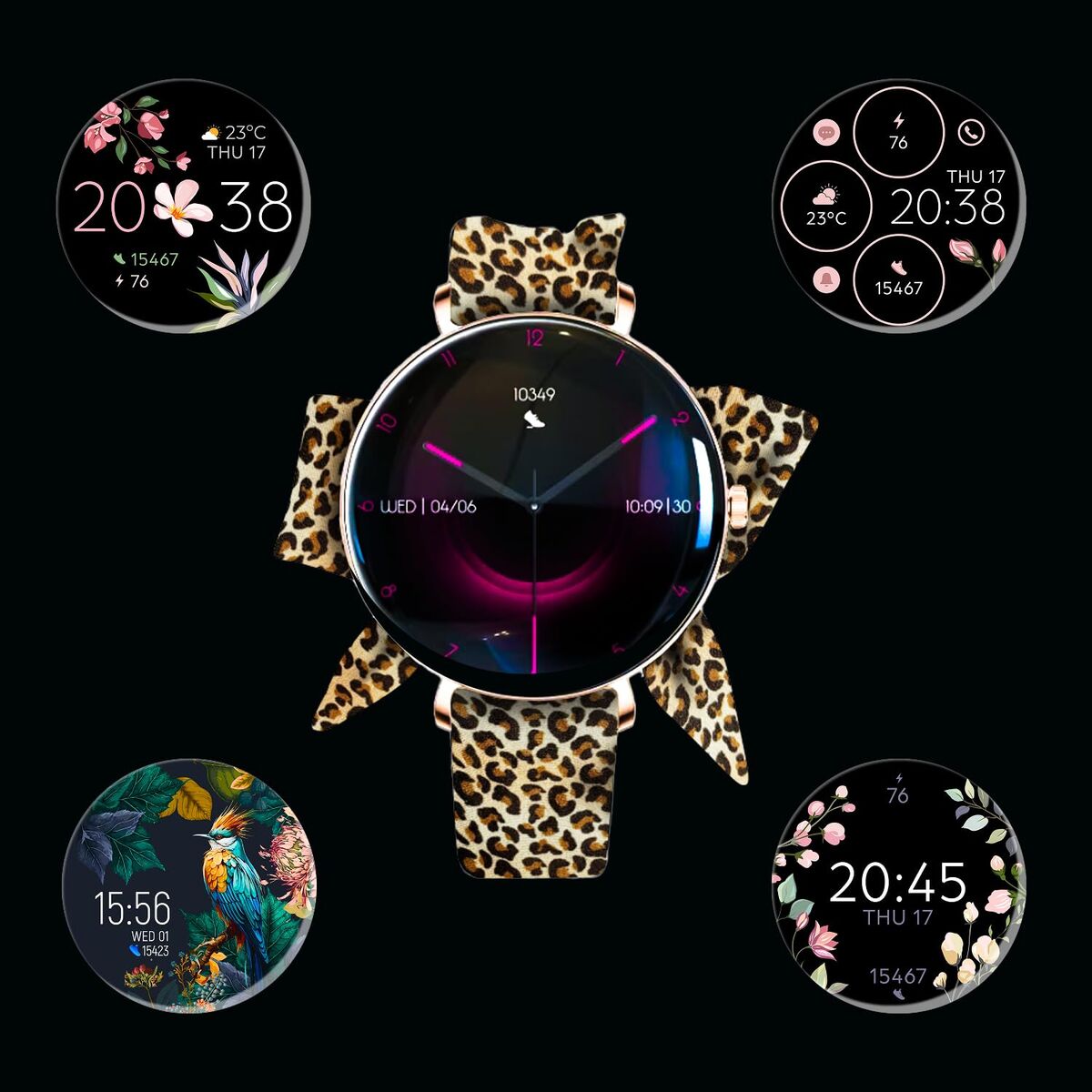 Smartwatch Forever GSM192769 Roze 1,43"