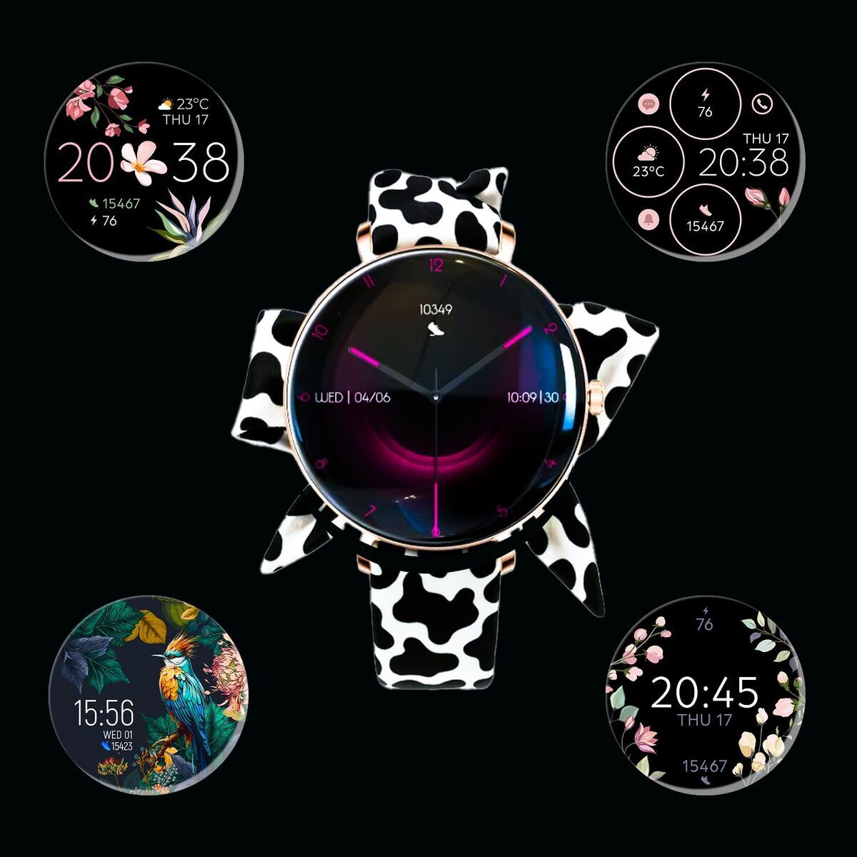 Smartwatch Forever GSM193533 Roze goud 1,43" - Elektronica - Forever