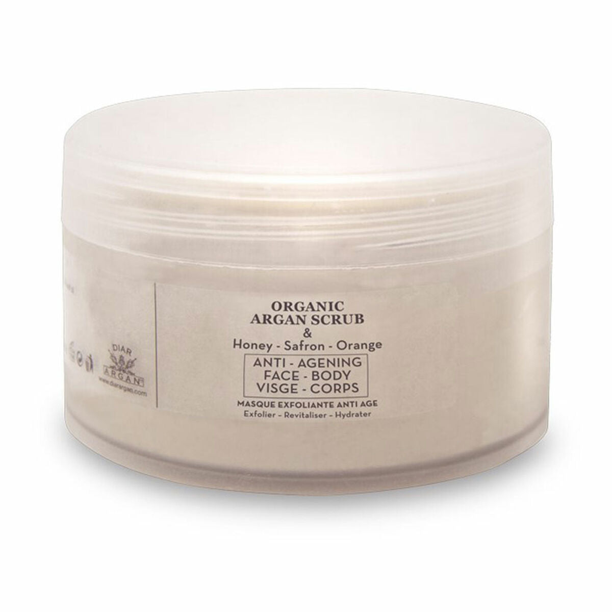 Gezicht Exfoliator Diar Argan 200 ml Vitaliserende - Schoonheid, Huidverzorging - Diar Argan