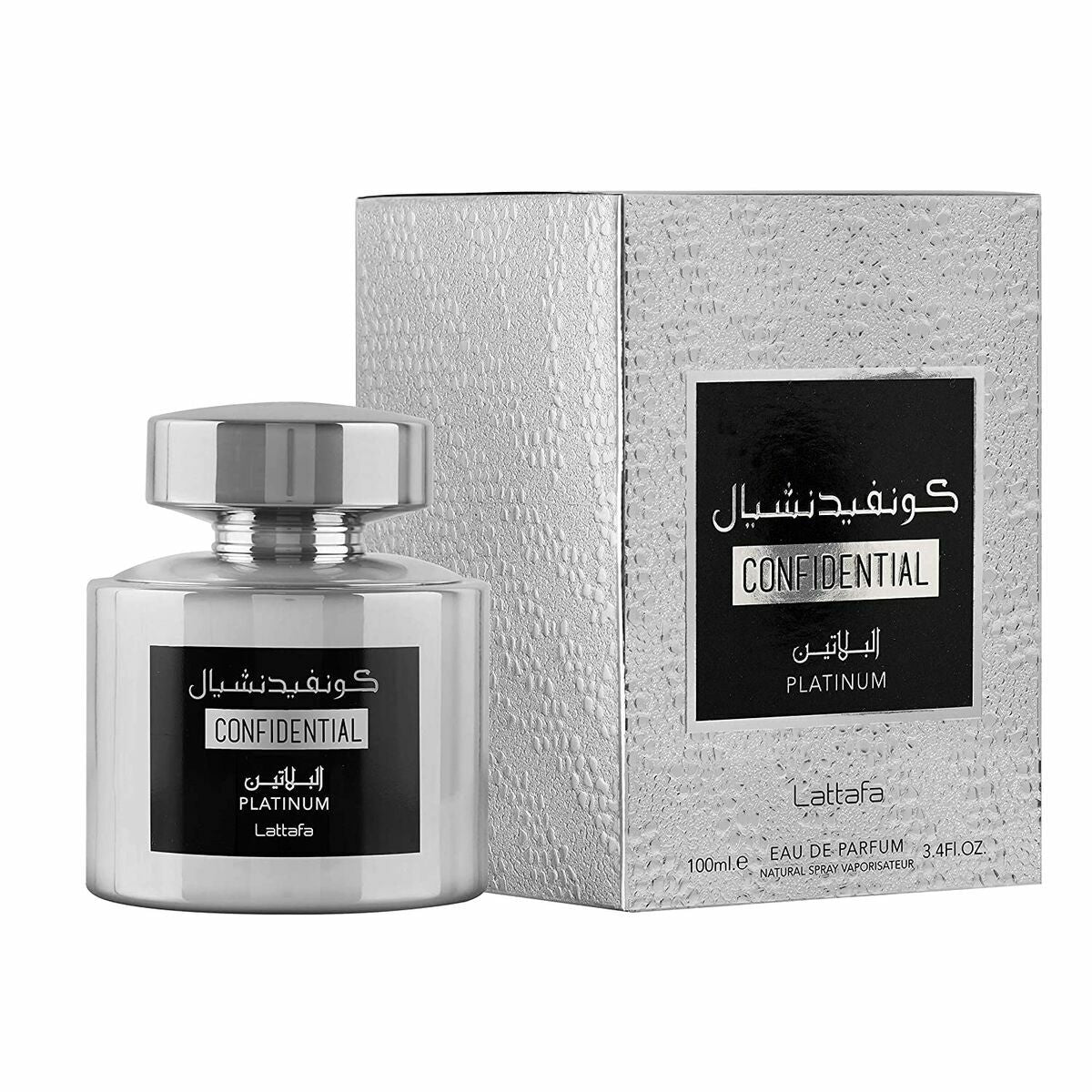 Herenparfum Lattafa CONFIDENTIAL PLATINUM - Schoonheid, Parfums en geuren - Lattafa