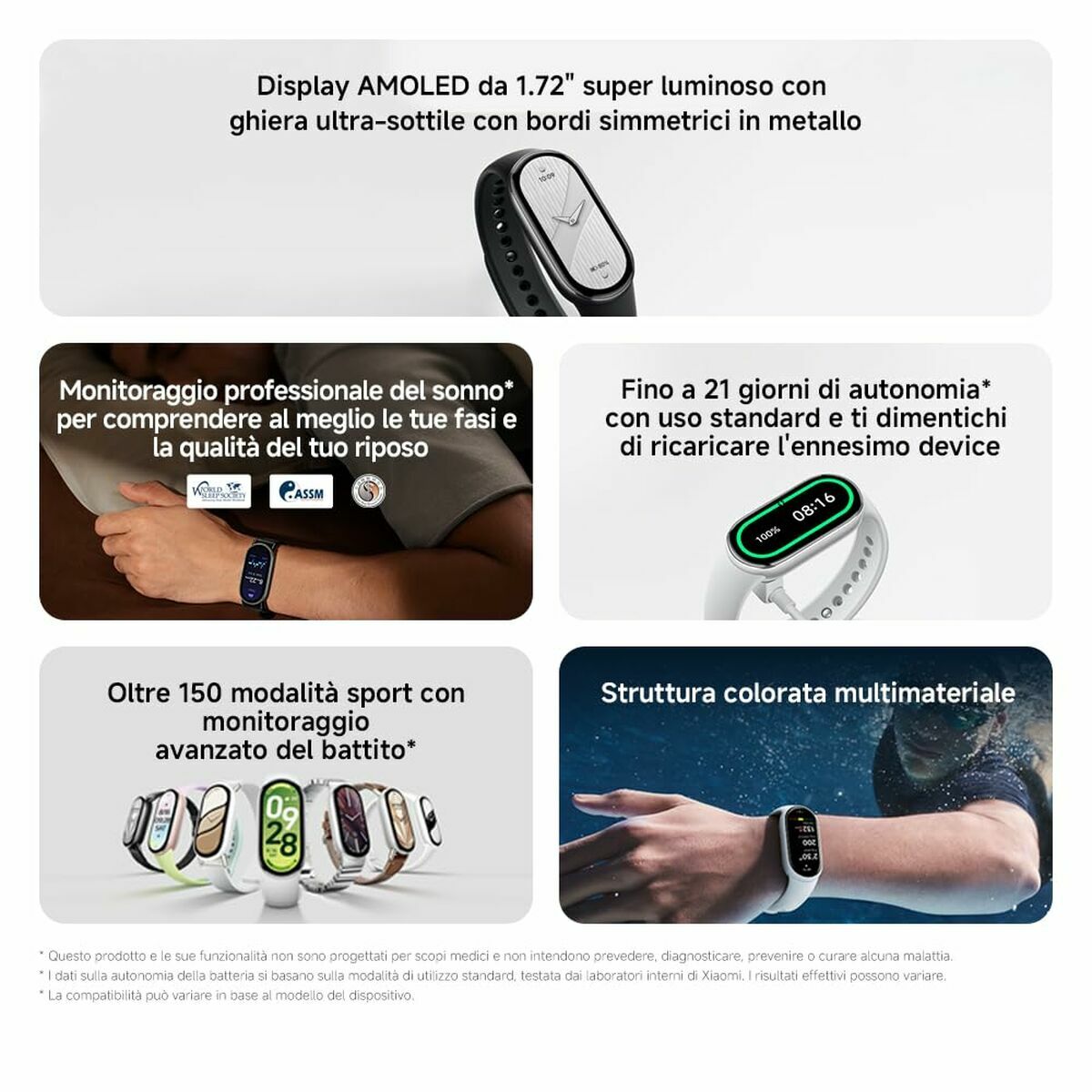 Activiteit armband Xiaomi Smart Band 10 Zwart
