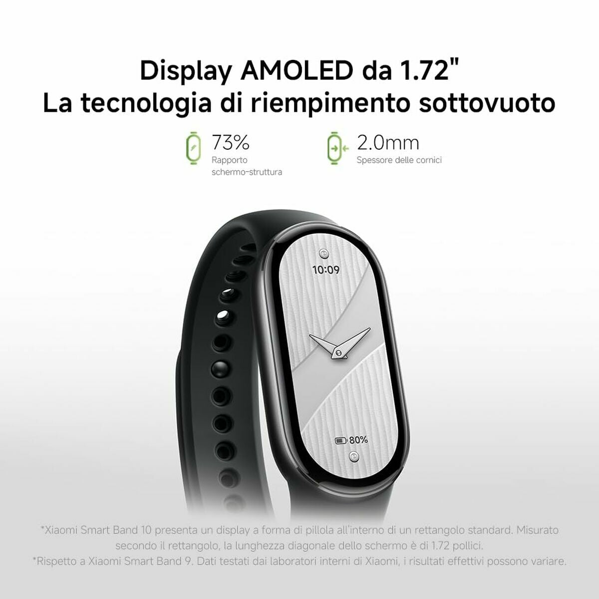 Activiteit armband Xiaomi Smart Band 10 Zwart