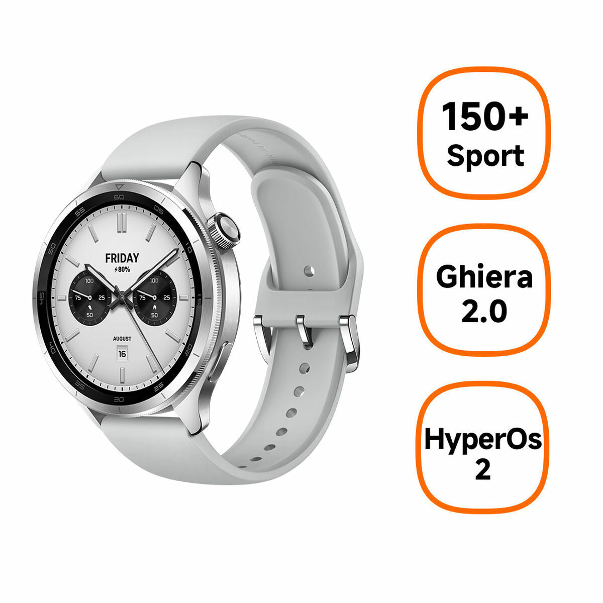 Smartwatch Xiaomi M2424W1 Zilverkleurig 1,43" - Elektronica - Xiaomi