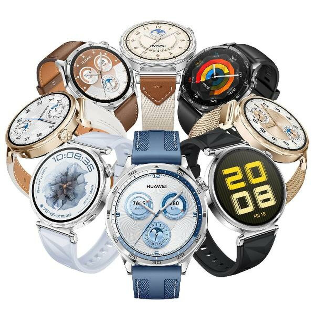 Huawei Watch GT 5 Heren Smartwatch Zwart Ø 46 mm - Elektronica - Huawei