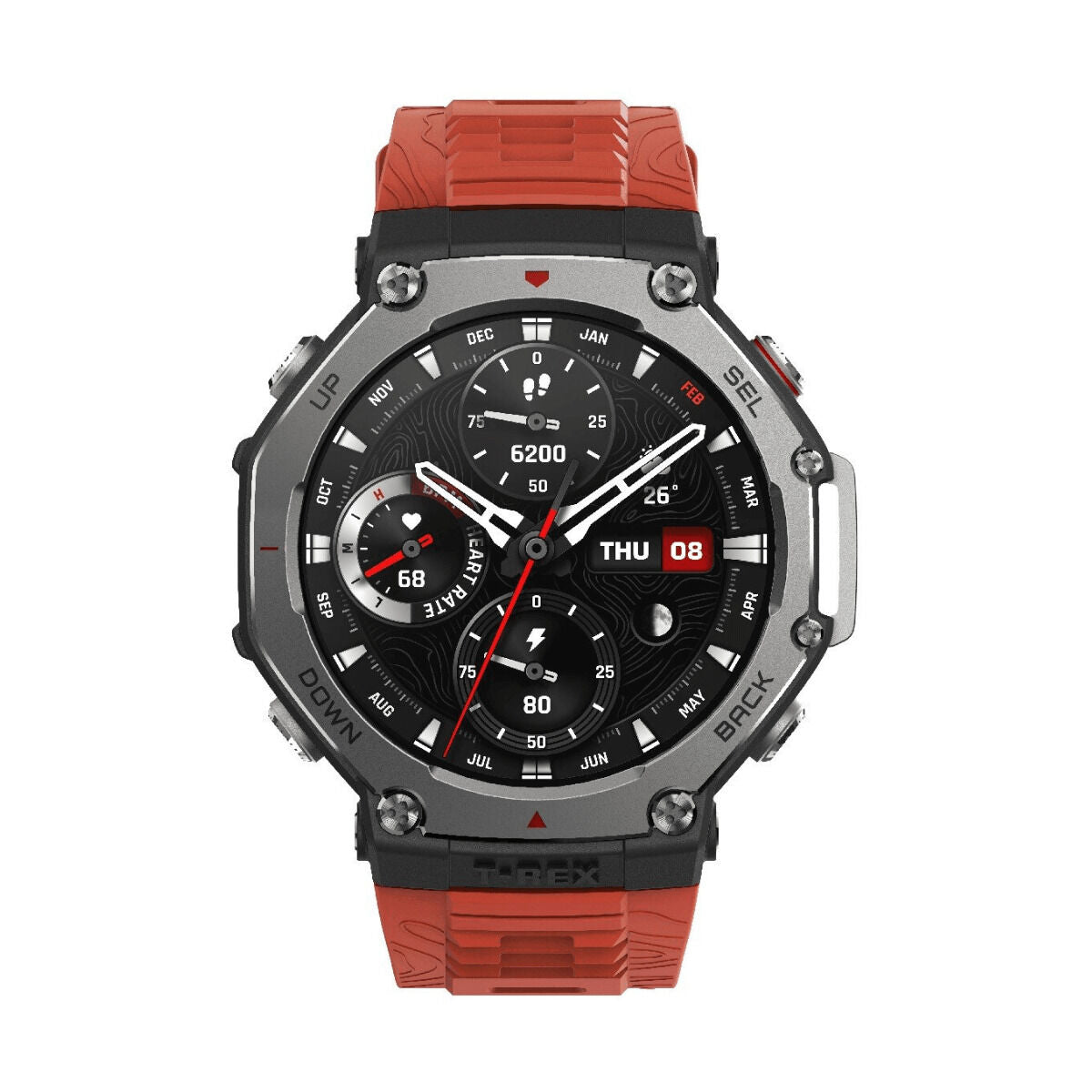 Smartwatch Amazfit T - REX 3 Rood 1,5" 47 mm - Elektronica - Amazfit