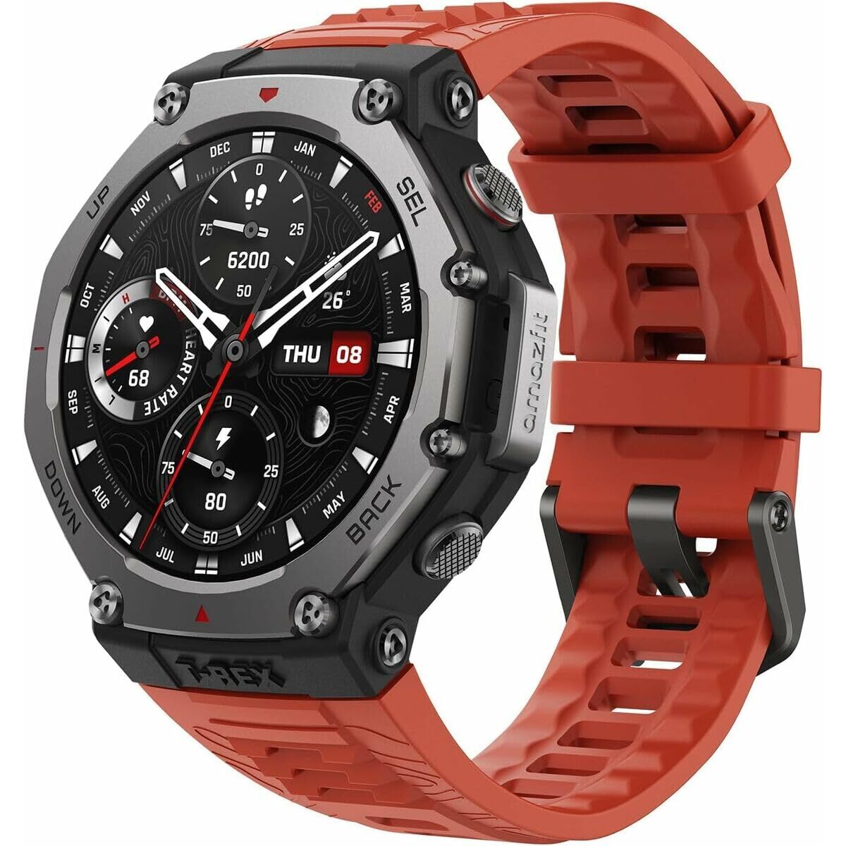 Smartwatch Amazfit T - REX 3 Rood 1,5" 47 mm - Elektronica - Amazfit
