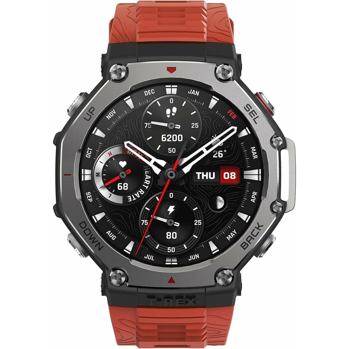Smartwatch Amazfit T - REX 3 Rood 1,5" 47 mm - Elektronica - Amazfit