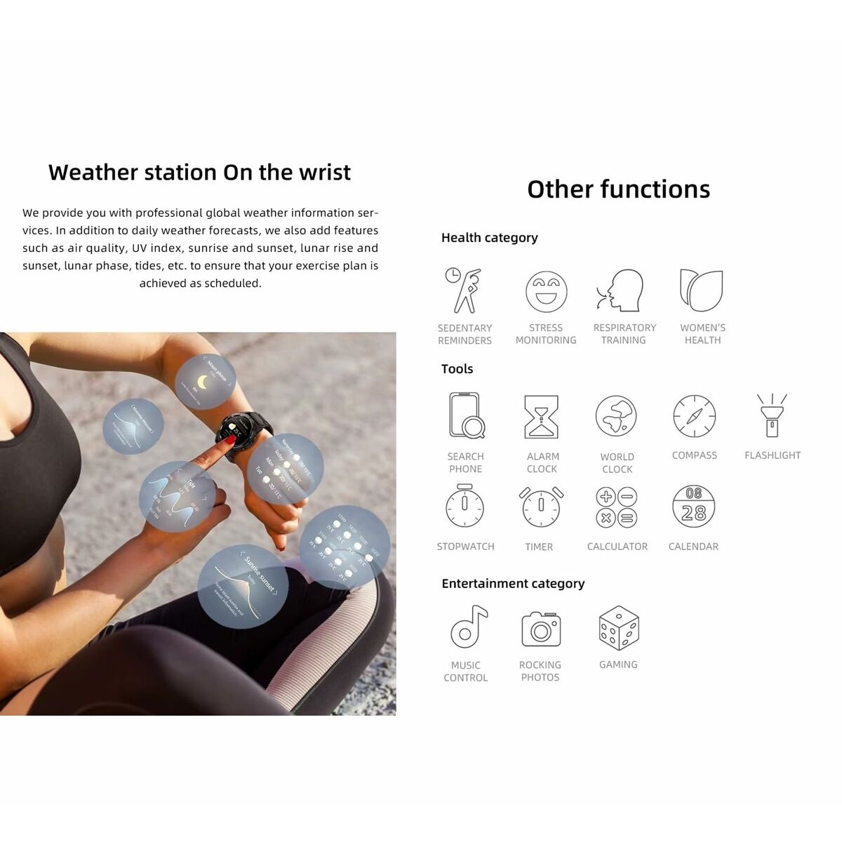 Smartwatch Mibro GS Active Zwart 1,3"