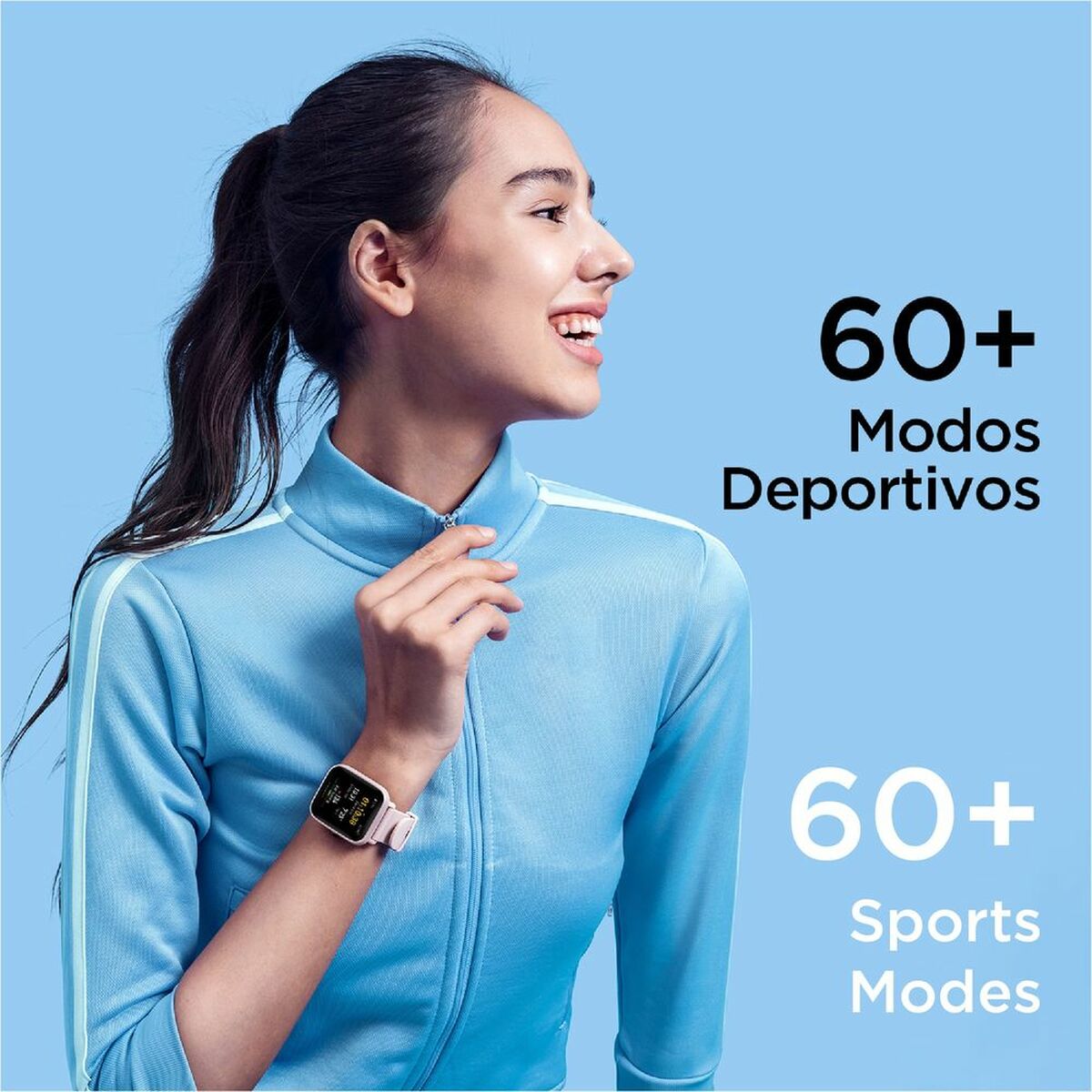 Smartwatch Amazfit Bip U Pro 1,43" GPS Bluetooth Zwart Roze 1,43"