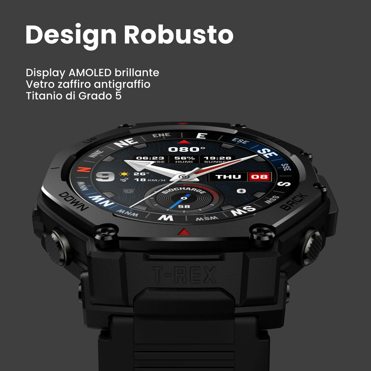 Smartwatch Amazfit W2443EU1N Zwart 1,5"