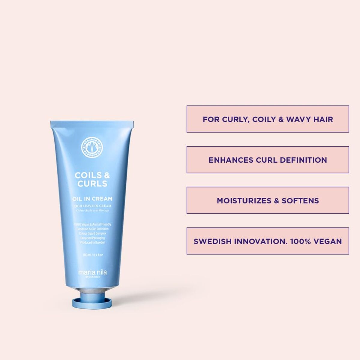 Vochtinbrengende Voetcrème Maria Nila COILS & CURLS 100 ml - Schoonheid, Huidverzorging - Maria Nila