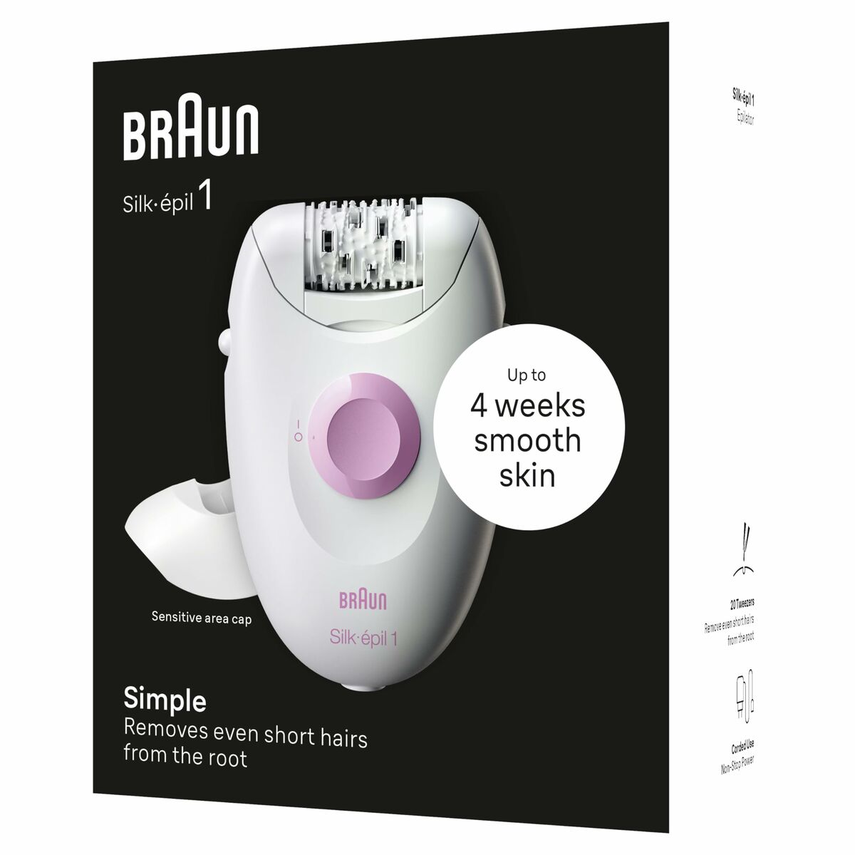 Elektrische haarverwijderaar Braun SE1 - 010 - Schoonheid, Scheren en ontharen - Braun