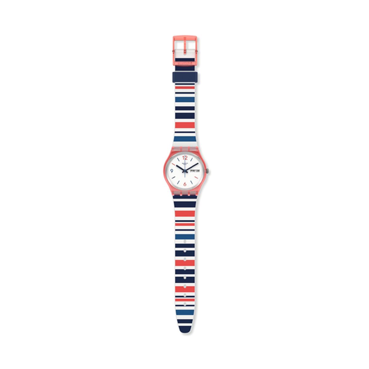 Horloge Heren Swatch SEA BARCODE Wit (Ø 34 mm)