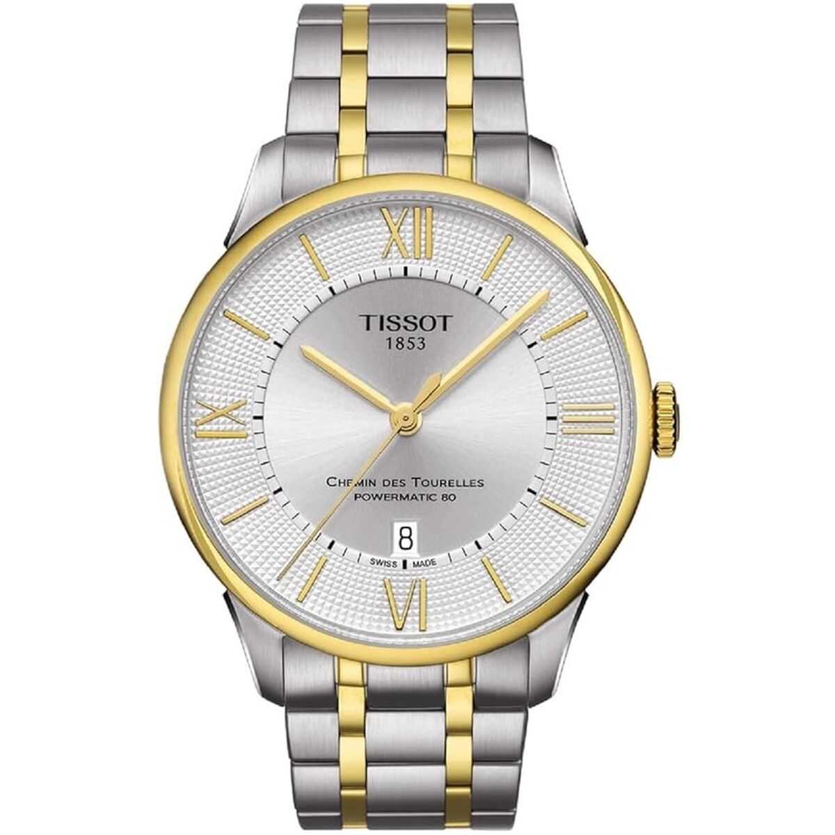 Tissot Chemin des Tourelles Herenhorloge Ø 42 mm Zilverkleurig - Zwitsers Automatisch Saffier - Klokken, Heren - Tissot