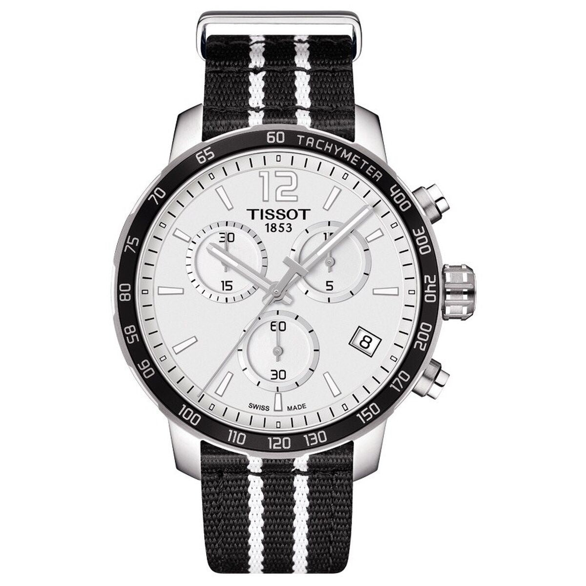 Tissot Quickster NBA San Antonio Spurs Herenhorloge Ø 42 mm Zilverkleurig - Officieel NBA Chronograaf - Klokken, Heren - Tissot