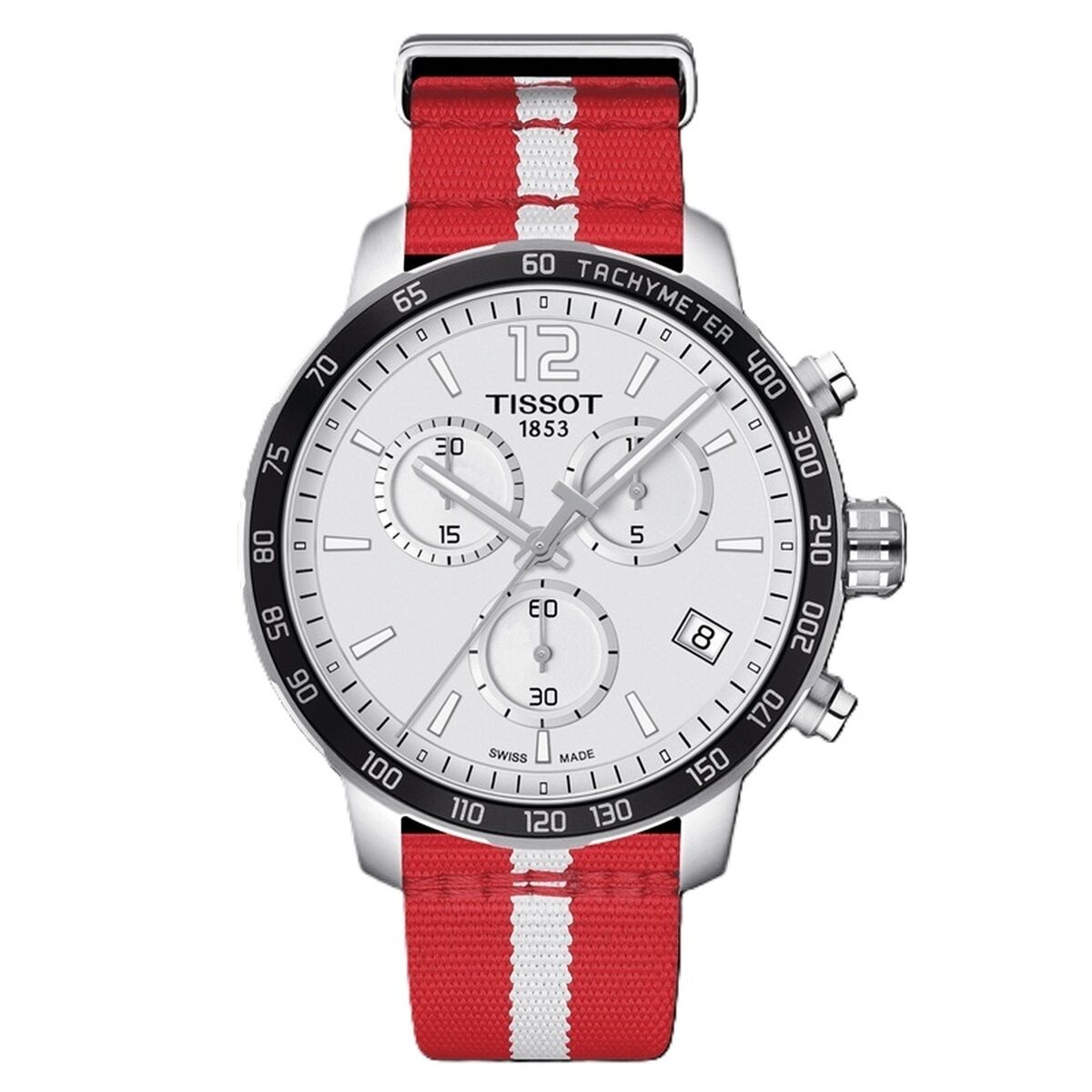 Tissot Quickster NBA Atlanta Hawks Herenhorloge Ø 42 mm Zilverkleurig - Officieel NBA Chronograaf - Klokken, Heren - Tissot