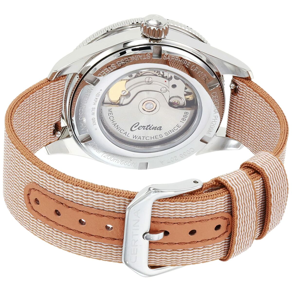 Horloge Heren Certina C0362071810600 (Ø 39 mm)
