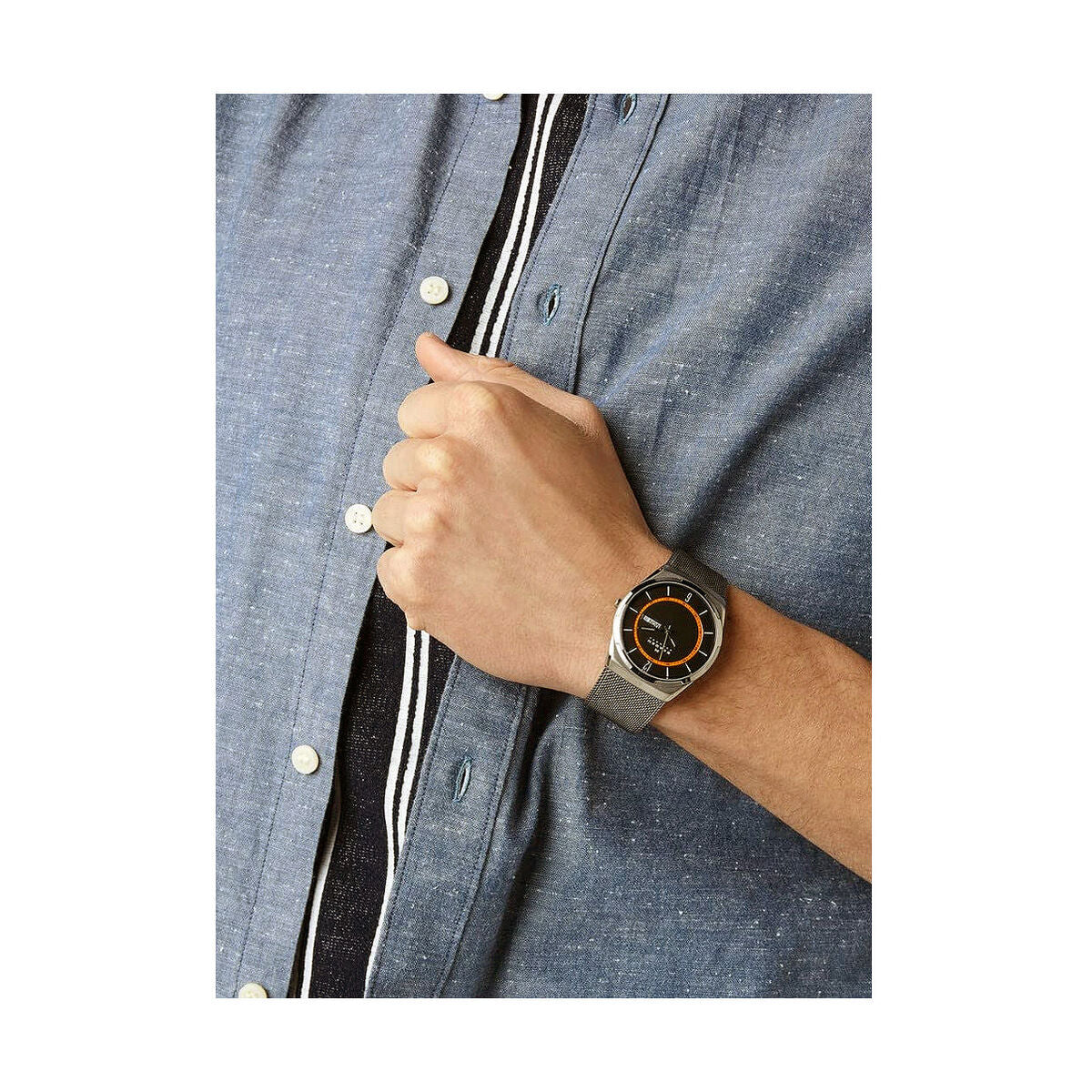 Horloge Heren Calvin Klein CITY Bruin (Ø 41 mm)