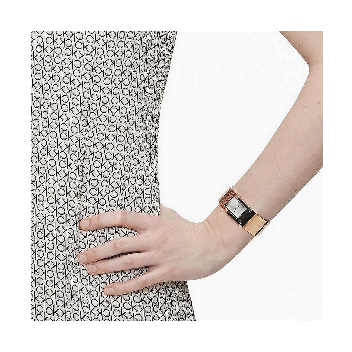 Horloge Dames Calvin Klein POLISHED (Ø 34 mm)