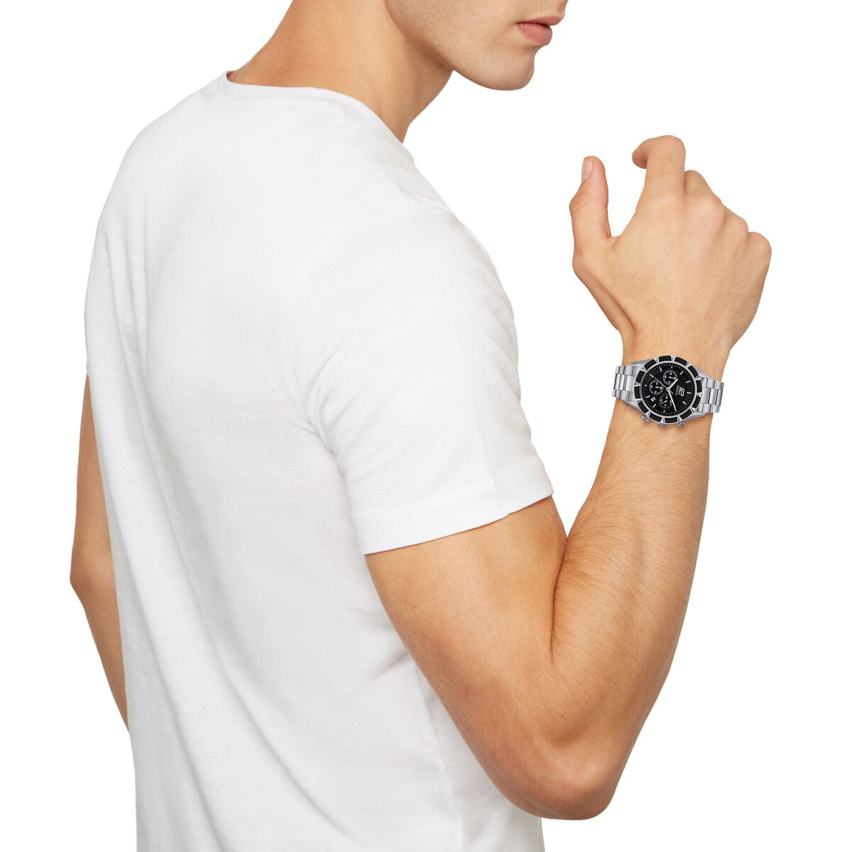 Horloge Heren Breil TW1980 Zwart Zilverkleurig (Ø 43 mm) - Klokken, Heren - Breil