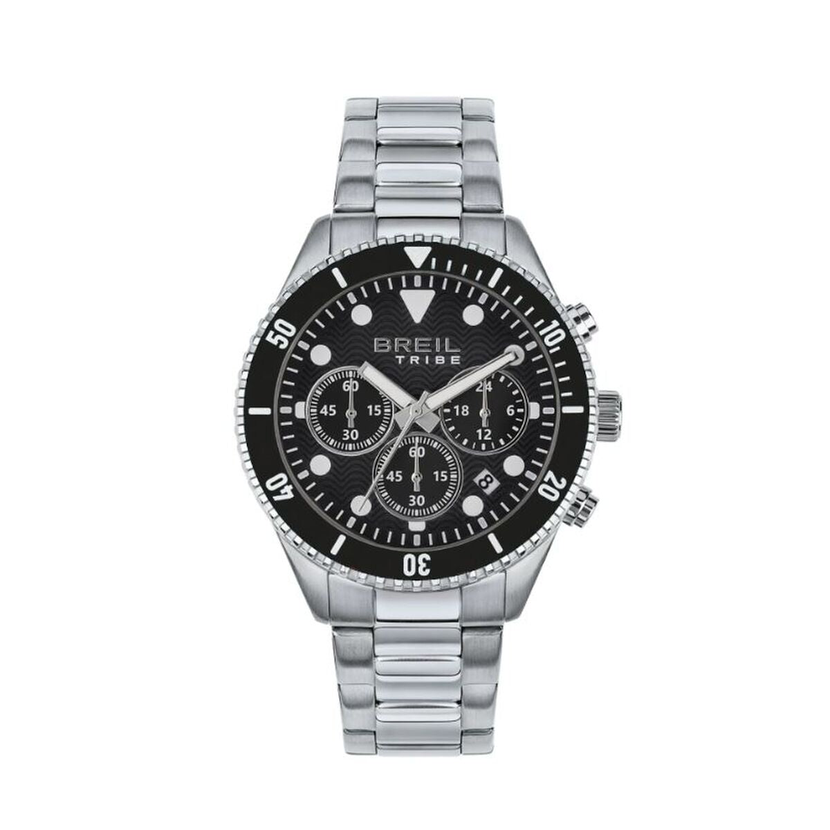Horloge Heren Breil EW0713 Zwart Zilverkleurig (Ø 41 mm) - Klokken, Heren - Breil