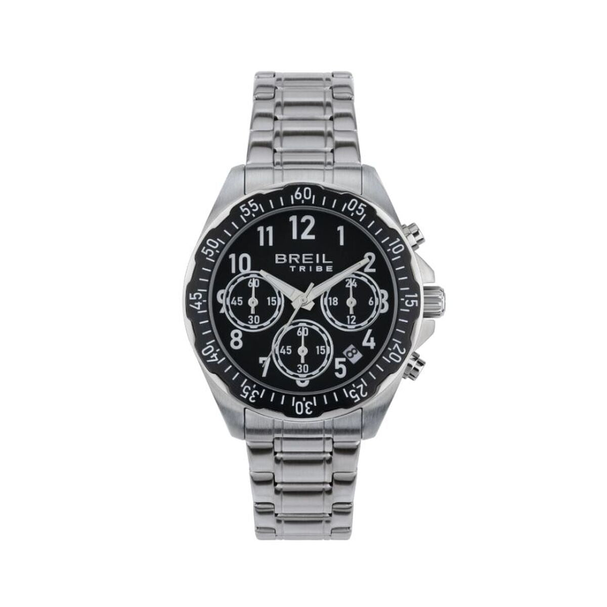 Horloge Heren Breil EW0718 Zwart Zilverkleurig (Ø 37 mm) - Klokken, Heren - Breil