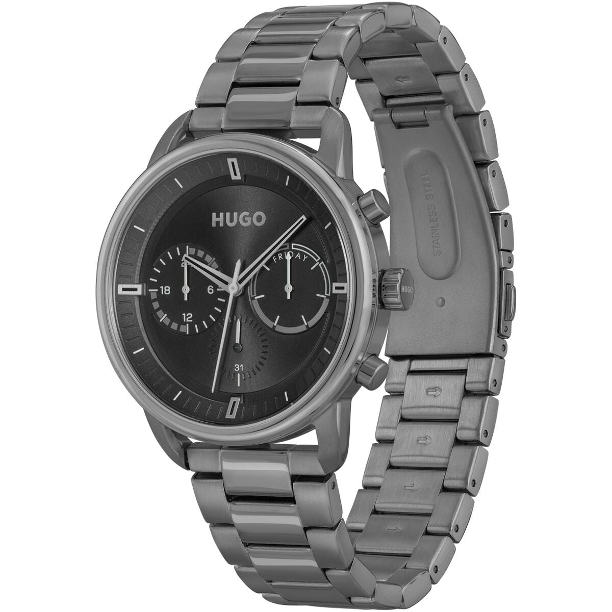 Horloge Uniseks Hugo Boss 1530234 Donker grijs (Ø 44 mm)