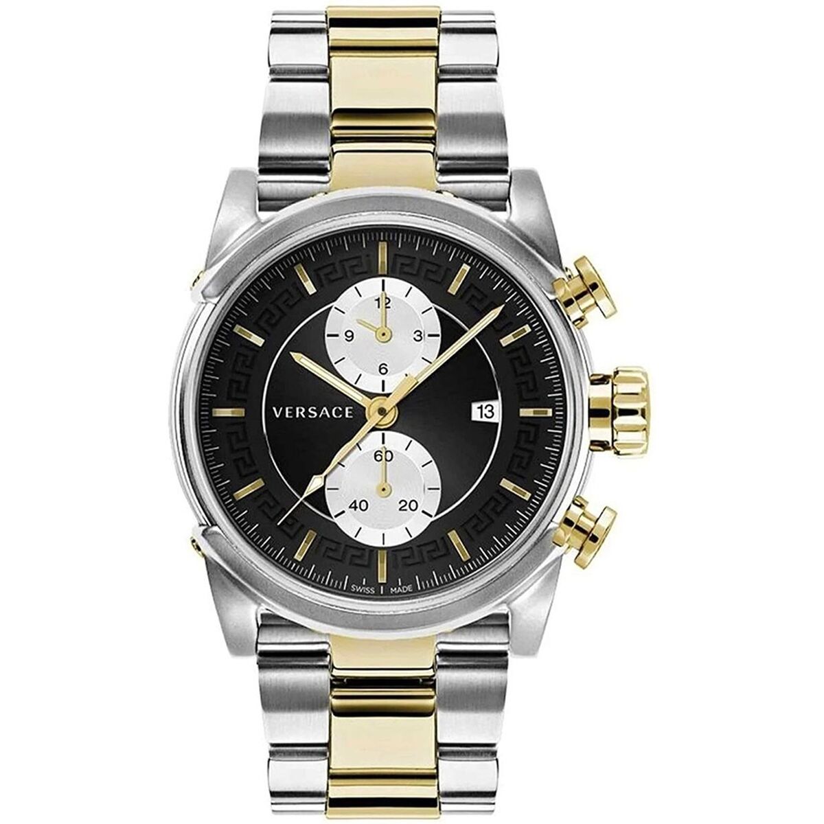 Horloge Heren Versace VEV400519 Zwart (Ø 44 mm) (Ø 20 mm)