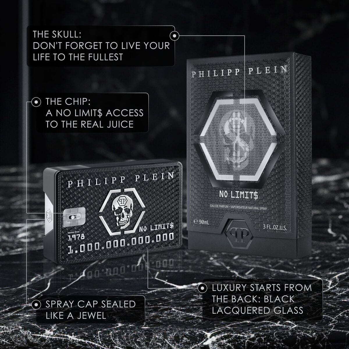 Herenparfum PHILIPP PLEIN NO LIMITS EDP 50 ml - Schoonheid, Parfums en geuren - PHILIPP PLEIN