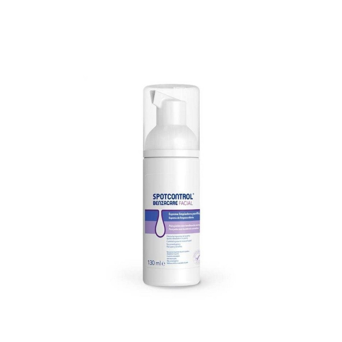 Reinigingsschuim Benzacare Spotcontrol Facial 130 ml Zuiverend