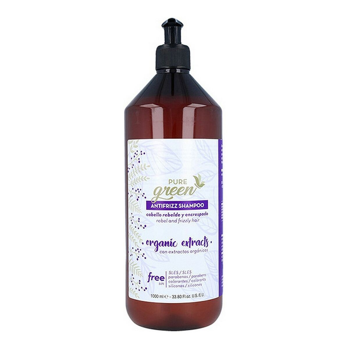 Shampoo Antifrizz Pure Green - Schoonheid, Haarverzorging - Pure Green