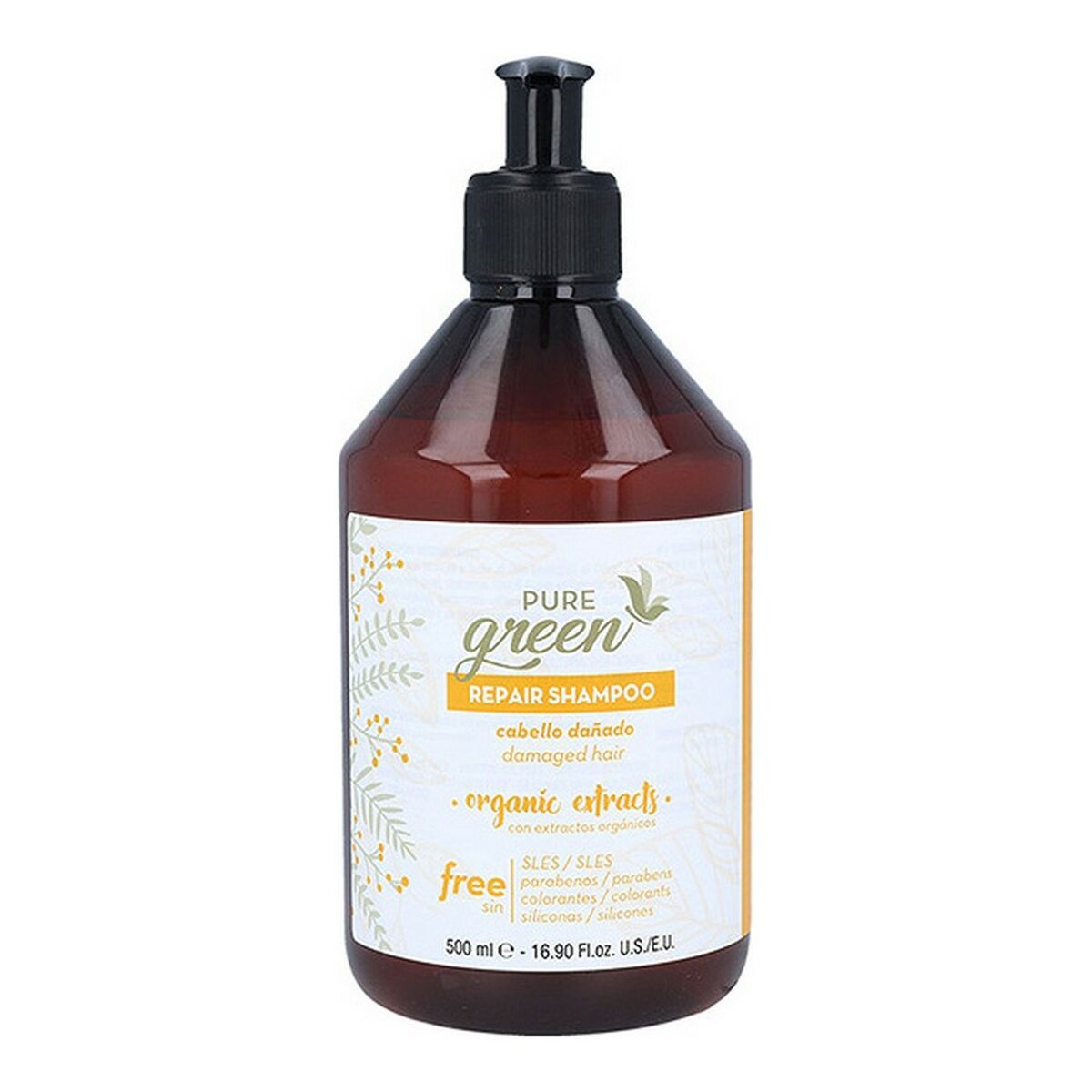 Shampoo Repair Pure Green - Schoonheid, Haarverzorging - Pure Green