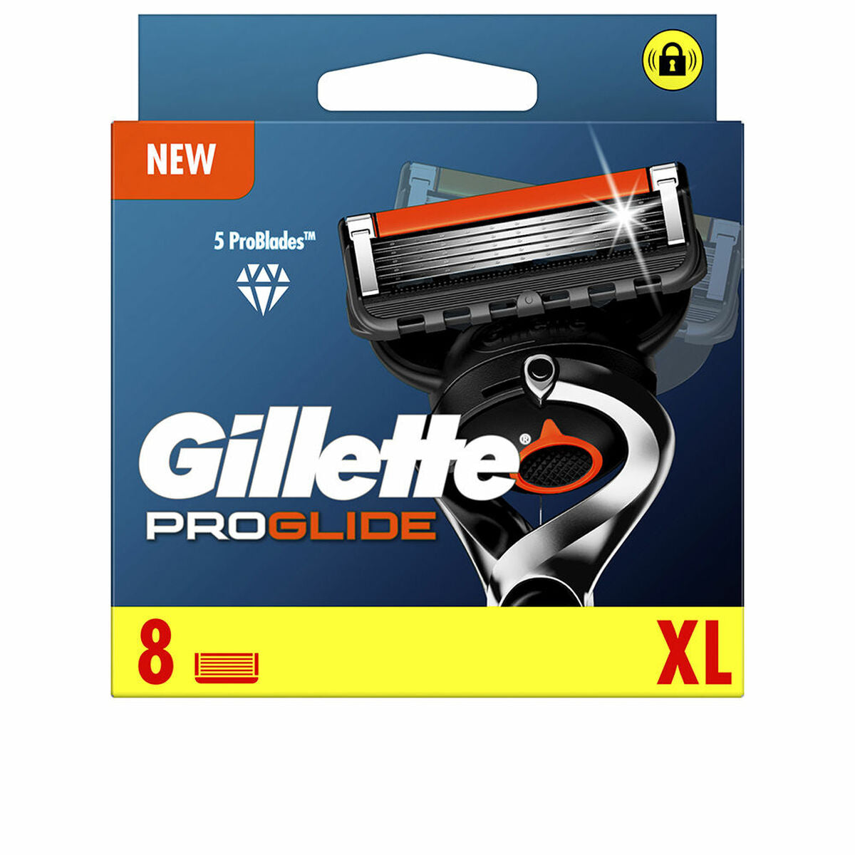 Scheermesjes Gillette Fusion Proglide (8 Stuks)