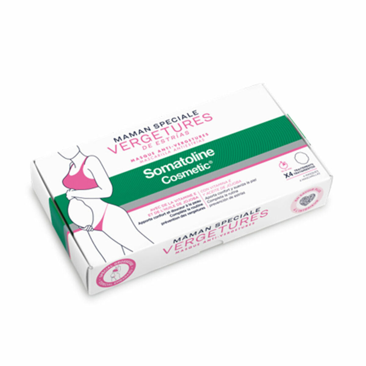 Masker Somatoline ANTIESTRÍAS 4 Stuks - Schoonheid, Huidverzorging - Somatoline