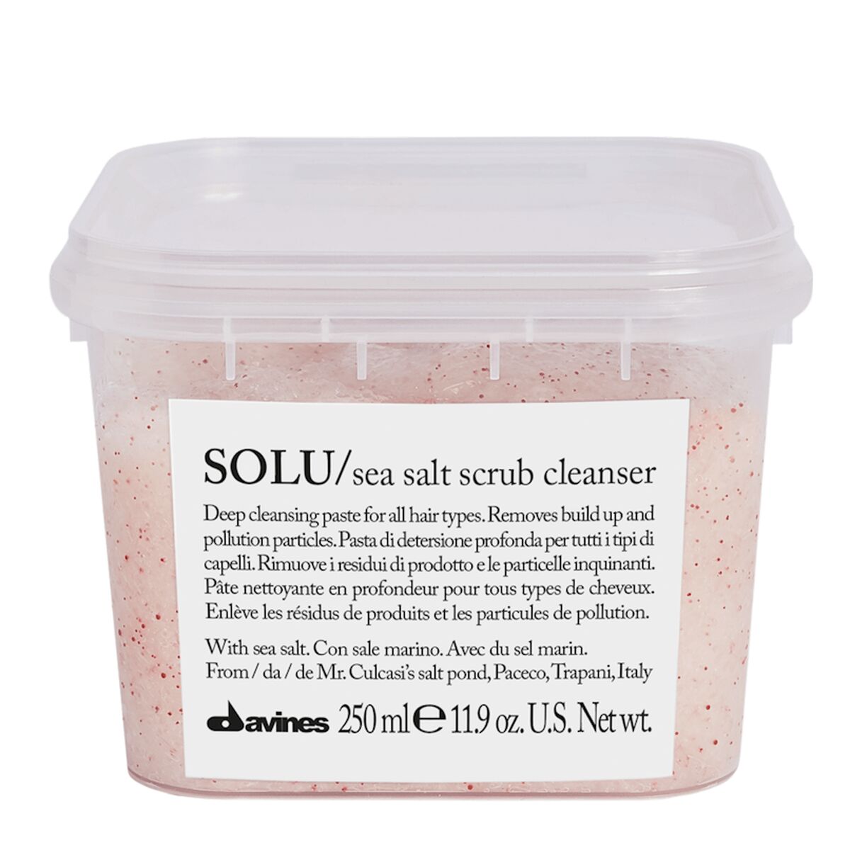 Haarexfoliator Davines R Solu Salt Scrub 250 ml