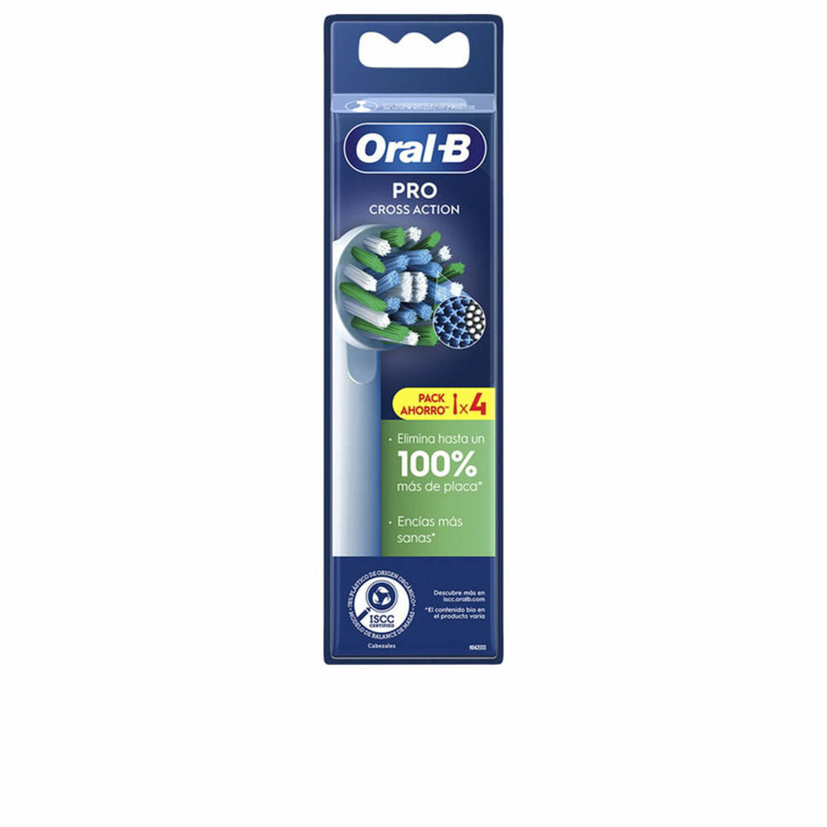 Toilettas Oral-B CROSS ACTION Wit (4 Stuks)