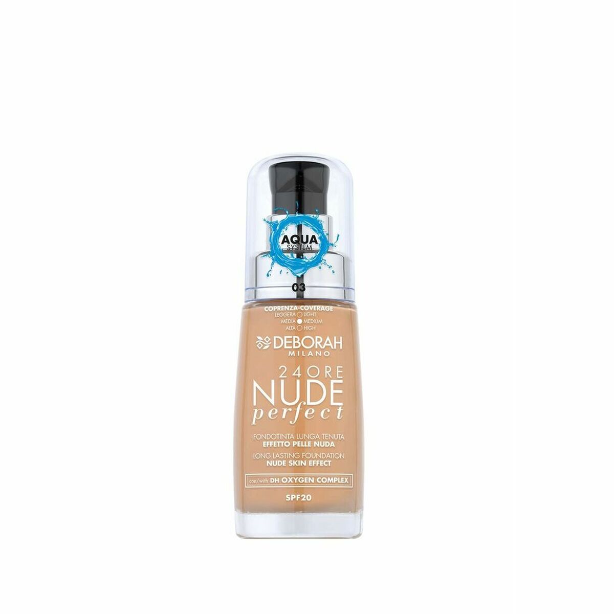 Crème Make - up Basis 24 Ore Nude Perfect Deborah 009608 nº3 - Schoonheid, Make - up - Deborah