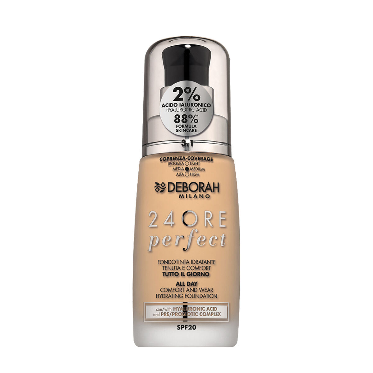 Crème Make-up Basis Deborah 4ORE PERFECT Nº 3.1