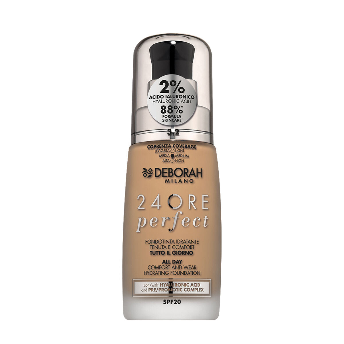 Crème Make-up Basis Deborah 4ORE PERFECT Nº 3.2