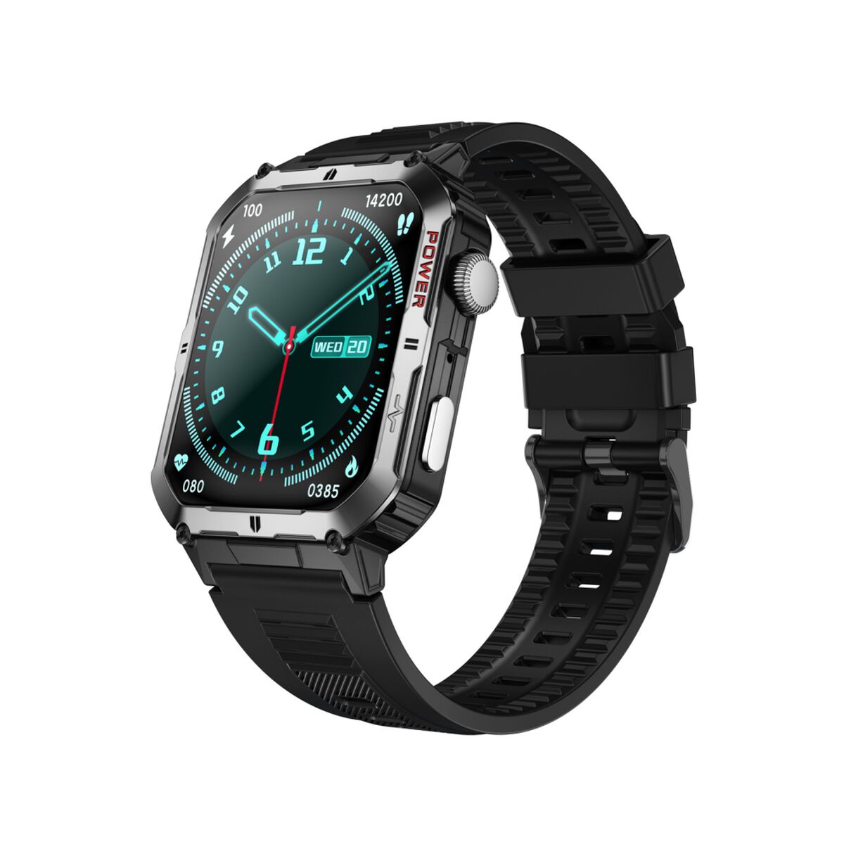 Smartwatch Trevi T - FIT 500 S Zwart Zilverkleurig 2,06" - Elektronica - Trevi