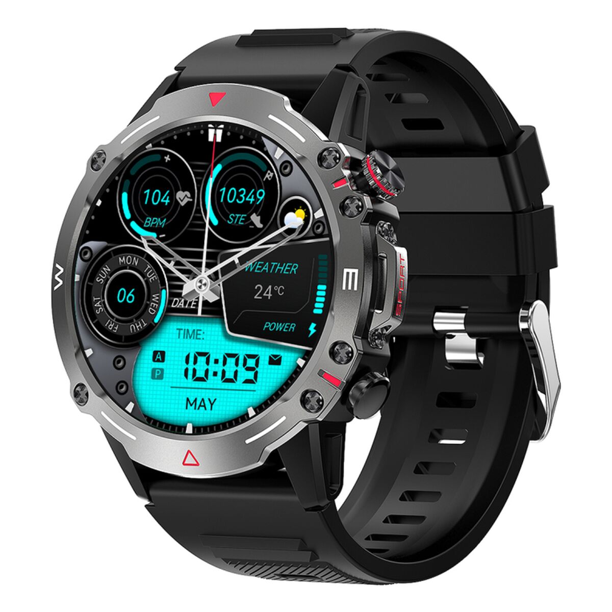 Smartwatch Trevi T - FIT 510 A Zwart 1,43" 40 mm - Elektronica - Trevi