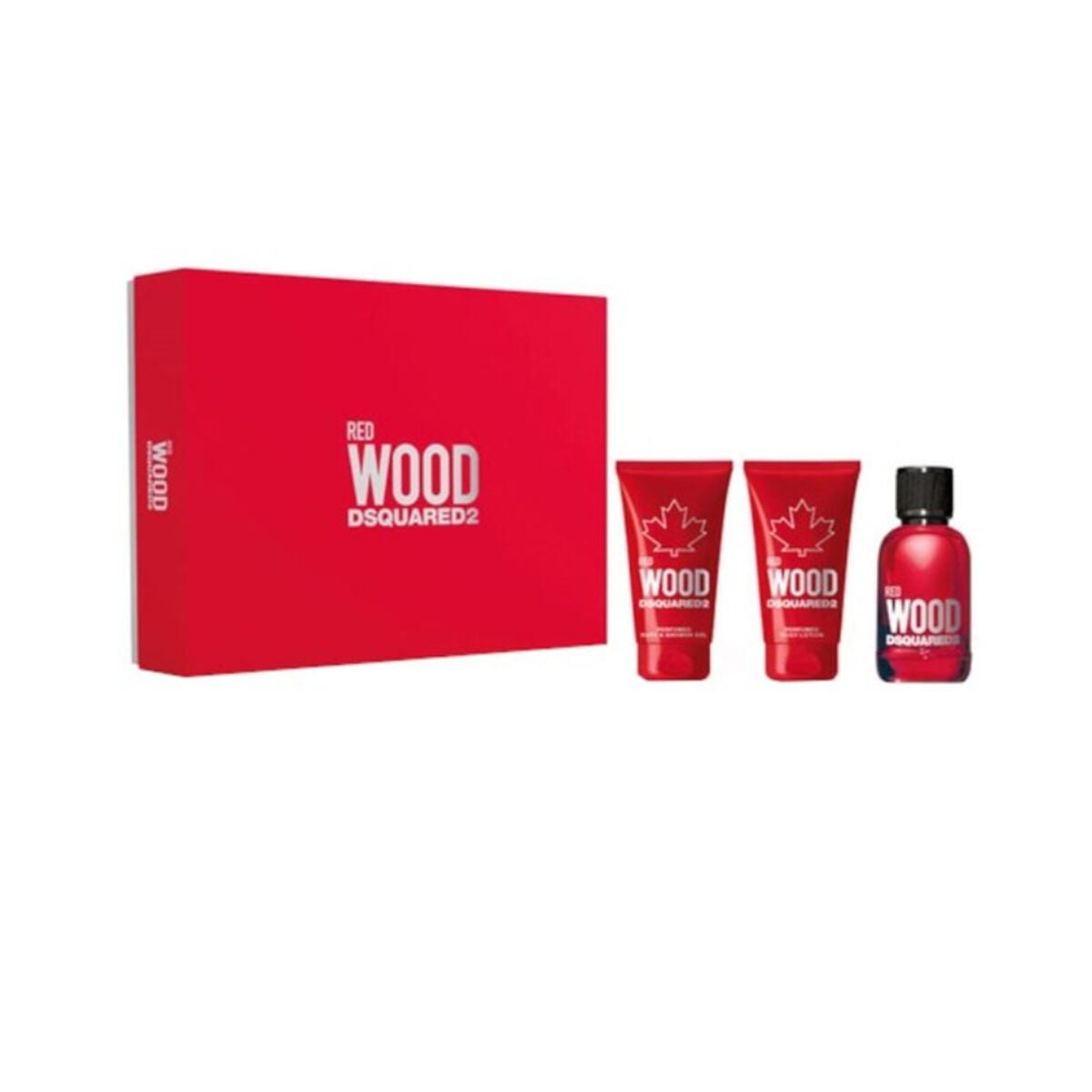 Parfumset voor Dames Dsquared2 Red Wood 3 Onderdelen - Schoonheid, Parfums en geuren - Dsquared2